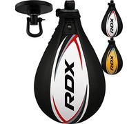 RDX Speed Bag Boxing Ball Hanging Swivel, Genuine Leather Dodge Striking Mount Kit Heavy Duty, MMA Muay Thai Punching Fitness Workout Kicking Martial Arts Training Home Gym Exercise Speedball