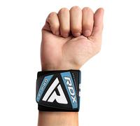RDX SPORTS Gym Wrist Wraps W4 in Light Blue | Size: Small RDX SPORTS Light Blue S