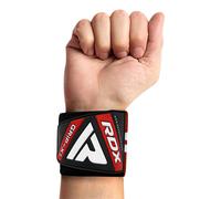 RDX SPORTS Gym Wrist Wraps W4 in Red | Size: Large RDX SPORTS Red L