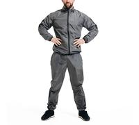 RDX SPORTS Men's C1 Weight Loss Sauna Suit in Grey | Size: 2XL RDX SPORTS Grey 2XL