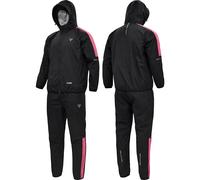RDX SPORTS Men's H1 Weight Loss Sauna Suit in Pink | Size: Medium RDX SPORTS Pink M