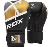 RDX SPORTS Men's RDX F7 Ego Boxing Gloves in Black | Size: 16oz RDX SPORTS Black 16oz
