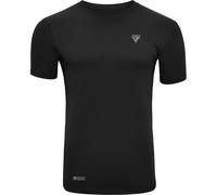RDX SPORTS Men's T2 Black Short Sleeves Sweat-Wicking Gym T-Shirt | Size: Small RDX SPORTS Black S