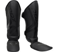 RDX SPORTS RDX Tt15 NOIR MMA Gel Padded Shin Instep Guards in Black | Size: XL RDX SPORTS Black XL