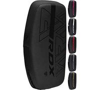 RDX Thai Pads Curved Kickboxing Muay Thai with Solid Handle Grip, Maya Hide Leather KARA Strike Shield for Knees Elbows Kicks Punches, Coaching Training Boxing MMA Martial Arts Taekwondo Combat Sports