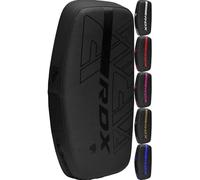 RDX Thai Pads Curved Kickboxing Muay Thai with Solid Handle Grip, Maya Hide Leather KARA Strike Shield for Knees Elbows Kicks Punches, Coaching Training Boxing MMA Martial Arts Taekwondo Combat Sports