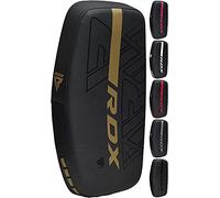 RDX Thai Pads Curved Kickboxing Muay Thai with Solid Handle Grip, Maya Hide Leather KARA Strike Shield for Knees Elbows Kicks Punches, Coaching Training Boxing MMA Martial Arts Taekwondo Combat Sports