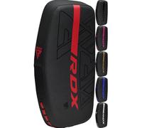 RDX Thai Pads Curved Kickboxing Muay Thai with Solid Handle Grip, Maya Hide Leather KARA Strike Shield for Knees Elbows Kicks Punches, Coaching Training Boxing MMA Martial Arts Taekwondo Combat Sports