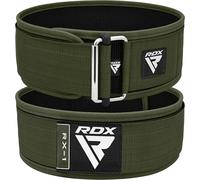 RDX Weight Lifting Belt - AUTO LOCK 4” Premium Adjustable Gym Belt for Olympic Cross Training - Support for Men Women Functional Fitness Workout - WOD Powerlifting Bodybuilding Weightlifting Deadlift