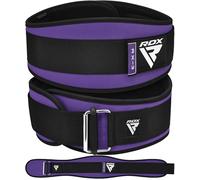RDX Weight Lifting Belt AUTO LOCK, 6.5” Padded Back Support, Men Women Gym Fitness Bodybuilding Powerlifting Weightlifting Workout, Deadlift Squat, Pro Exercise Equipment
