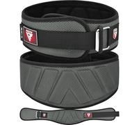 RDX Weight Lifting Belt, Curved Padded Back Lumbar Support, Fitness, Core Exercise Workout Bodybuilding Powerlifting Deadlifts Squats, Ladies Gents Men Women Home Gym Equipment