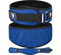 RDX Weight Lifting Belt, Curved Padded Back Lumbar Support, Fitness, Core Exercise Workout Bodybuilding Powerlifting Deadlifts Squats, Ladies Gents Men Women Home Gym Equipment
