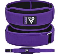 RDX Weight Lifting Belt for Men and Women, Durable EVA Foam Padding, Iron Buckle, Back Soft Support for Powerlifting, Bodybuilding and Weightlifting Gym Workout Fitness Exercise Equipment