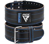 RDX Weight Lifting Belt for Men Women, IPL USPA Approved, 6mm Thick 100% Leather, 4” Powerlifting Back Support, Squat Deadlift Bodybuilding Exercise Fitness Gym Workout Strength Training up to 700 LBS