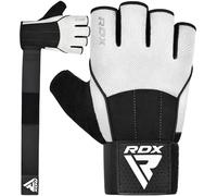RDX Weight Lifting Gloves, 15-Inch Long Support Strap Anti Slip Palm Protection with 3 Wrist Alignment Plates, Adult & Kids Powerlifting Deadlifting Bodybuilding Exercise Gym Fitness Workout Training