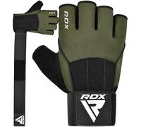 RDX Weight Lifting Gloves, 15-Inch Long Support Strap Anti Slip Palm Protection with 3 Wrist Alignment Plates, Powerlifting Deadlifting Bodybuilding, Exercise Gym Fitness Workout Training, Men Women