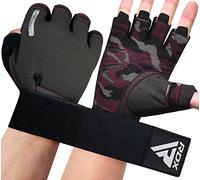RDX Weight Lifting Gloves, Additional Stretchable Long Wrist Support Full Palm Grip, Adult & Kids Men Women Fitness HIIT Workout Bodybuilding Powerlifting Strength Training Cycling Exercise Home Gym