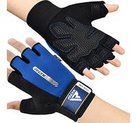 RDX Weight Lifting Gloves Gym Fitness Workout, Anti Slip Padded,Ultra Ventilated, Bodybuilding Strength Training HIIT WOD Exercise, Half Finger Men Women Cycling Rowing Climbing