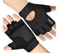 RDX Weight Lifting Gloves Gym Fitness Workout, Anti Slip Palm Protection Half Finger, Adult & Kids Exercise Glove for Powerlifting Deadlifting Bodybuilding Calisthenics Cycling Climbing, Men Women