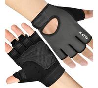 RDX Weight Lifting Gloves Gym Fitness Workout, Anti Slip Palm Protection Half Finger, Adult & Kids Exercise Glove for Powerlifting Deadlifting Bodybuilding Calisthenics Cycling Climbing, Men Women