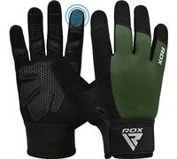 RDX Weight Lifting Gloves Gym Workout, Full Finger Touch Screen, Breathable Anti Slip Padded Palm Protection, Fitness Strength Training Powerlifting HIIT WOD Exercise, Men Women Adult & Kids Home Gym