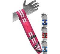 RDX Weight Lifting Wrist Support Wraps, 36, 24, 18, Professional Grade Elasticated Cotton Straps, Gym Fitness Workout Strength Training Bodybuilding Powerlifting Deadlifting Calisthenics, Men Women