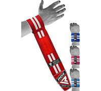 RDX Weight Lifting Wrist Support Wraps, 36, 24, 18, Professional Grade Elasticated Cotton Straps, Gym Fitness Workout Strength Training Bodybuilding Powerlifting Deadlifting Calisthenics, Men Women