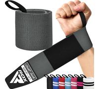 RDX Weight Lifting Wrist Wraps Support, IPL USPA Approved, Elasticated Pro 18” Cotton Straps, Thumb Loop, Powerlifting Bodybuilding Fitness Strength Gym Training WOD Workout, Gymnastics Calisthenics