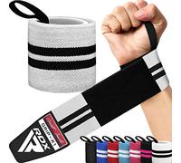 RDX Weight Lifting Wrist Wraps Support, IPL USPA Approved, Elasticated Pro 18” Cotton Straps, Thumb Loop, Powerlifting Bodybuilding Fitness Strength Gym Training WOD Workout, Gymnastics Calisthenics