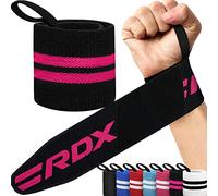 RDX Weight Lifting Wrist Wraps Support, IPL USPA Approved, Elasticated Pro 18” Cotton Straps, Thumb Loop, Powerlifting Bodybuilding Fitness Strength Gym Training WOD Workout, Gymnastics Calisthenics
