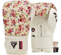 RDX Women Boxing Gloves for Training Muay Thai Maya Hide Leather Ladies Mitts, Kickboxing, Sparring Glove for Punch Bag, Focus Pads and Double End Ball Punching
