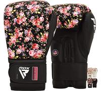 RDX Women Boxing Gloves for Training Muay Thai Maya Hide Leather Ladies Mitts, Kickboxing, Sparring Glove for Punch Bag, Focus Pads and Double End Ball Punching