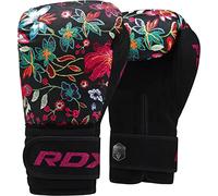 RDX Women’s Boxing Gloves | Flora Skin Training Mitts for MMA Muay Thai, Sparring & Kickboxing | Ideal for Punch Bag, Focus Pads & Double End Ball Workouts | Adults & Kids - 8oz 10oz 12oz