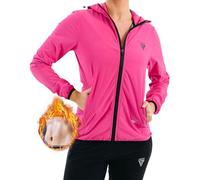RDX Women Sauna Suit, REACH Compliant OEKO TEX 100 Certified, Full Body Sweat Heat Suit with Hood, Golden Back Long Sleeves, Boxing MMA Slimming Gym Running Workout Jacket, Top Trouser