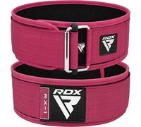 RDX Women Weight Lifting Belt 4” Adjustable Back Lumbar Support Bodybuilding, Powerlifting Core Exercise Fitness Workout Squats Deadlifts,Ladies Home Gym Equipment