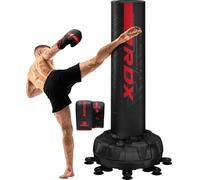 RDX XXL 150KG 6ft Free Standing Punch Bag with Gloves - Heavy Pedestal Bag with Stand for Kickboxing, Boxing, MMA, Muay Thai Karate, Adult Freestanding Bag for Office, Gym Home Fitness Workout
