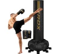 RDX XXL 150KG 6ft Free Standing Punch Bag with Gloves - Heavy Pedestal Bag with Stand for Kickboxing, Boxing, MMA, Muay Thai Karate, Adult Freestanding Bag for Office, Gym Home Fitness Workout