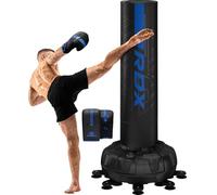 RDX XXL 150KG 6ft Free Standing Punch Bag with Gloves - Heavy Pedestal Bag with Stand for Kickboxing, Boxing, MMA, Muay Thai Karate, Adult Freestanding Bag for Office, Gym Home Fitness Workout