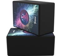 RDX Yoga Block Set, High-Density Eva Foam, Non-Slip Brick for Pilates Flexibility Body Balance, Easy Grip Surface for Stability Strength Training