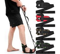RDX Yoga Stretching Strap, Ankle Ligament Stretcher Belt with Loops Ligament Stretch Band, Fitness leg stretcher for Plantar Fasciitis, Foot Stretch Assist for Hamstring, Flexibility Exercise