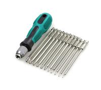 Rdxanc 12Piece Magnetic Screwdriver Set, Alloy Steel Head 100mm T 6-T40 Tool for Various Screwing Tasks