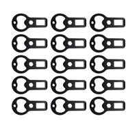 Rdxanc 15Pcs Flat Beer Bottle Openers Elegant Stainless Steels Bottle Opener Keychain Car Accessories for Homes Kitchen Portable Metal Bottle Opener Keychain