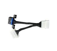 Rdxanc 16Pin Connector Cable Male to Double Female Y Cable OBDII Splitter Extension Cable 1-2 Car Diagnostic Cable