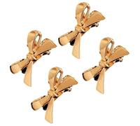 Rdxanc 4Pcs Sweet And Edgy Bows Hair Clip For Women Hair Decors Gentle On Hair Multiple Colors For Everyday Party Date