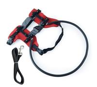 Rdxanc Blind Pet Protective Collar with Integrated Leash for Safe Indoor Outdoor Use Adjustable Breathable Polyester Design Adjustable Pet Harness