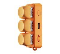 Rdxanc Bluetooth-compatible 5.4 Keyboard 3Key Design Auto Sleep Function Dynamic LED Lighting for Night Reading Low Touch