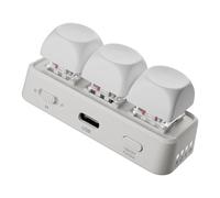 Rdxanc Bluetooth-compatible 5.4 Keyboard 3Key Design Auto Sleep Function Dynamic LED Lighting for Night Reading Low Touch