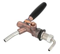 Rdxanc Brasses Extended Length Beer Tap for Home Brewing Equipped with Flows Regulator and Plated Body Adjustable Keg Faucet Wall Faucet