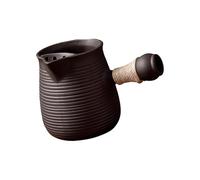 Rdxanc Ceramic Stove Teapot Traditional Aesthetic 350ml Teas Maker Kettle with Side Handle for Home Brewing Boiling Side Handle Teapot for Boiling