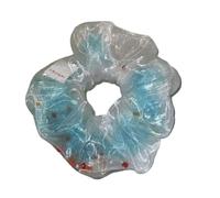 Rdxanc Double Layer Mesh Scrunchie Aquarium For Women Elastic Hair Tie Comfortable Breathable Hair Accessories For Daily Use